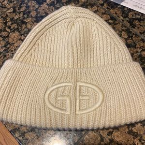 Goldbergh Valerie Wool Blend Beanie in Cream Beige